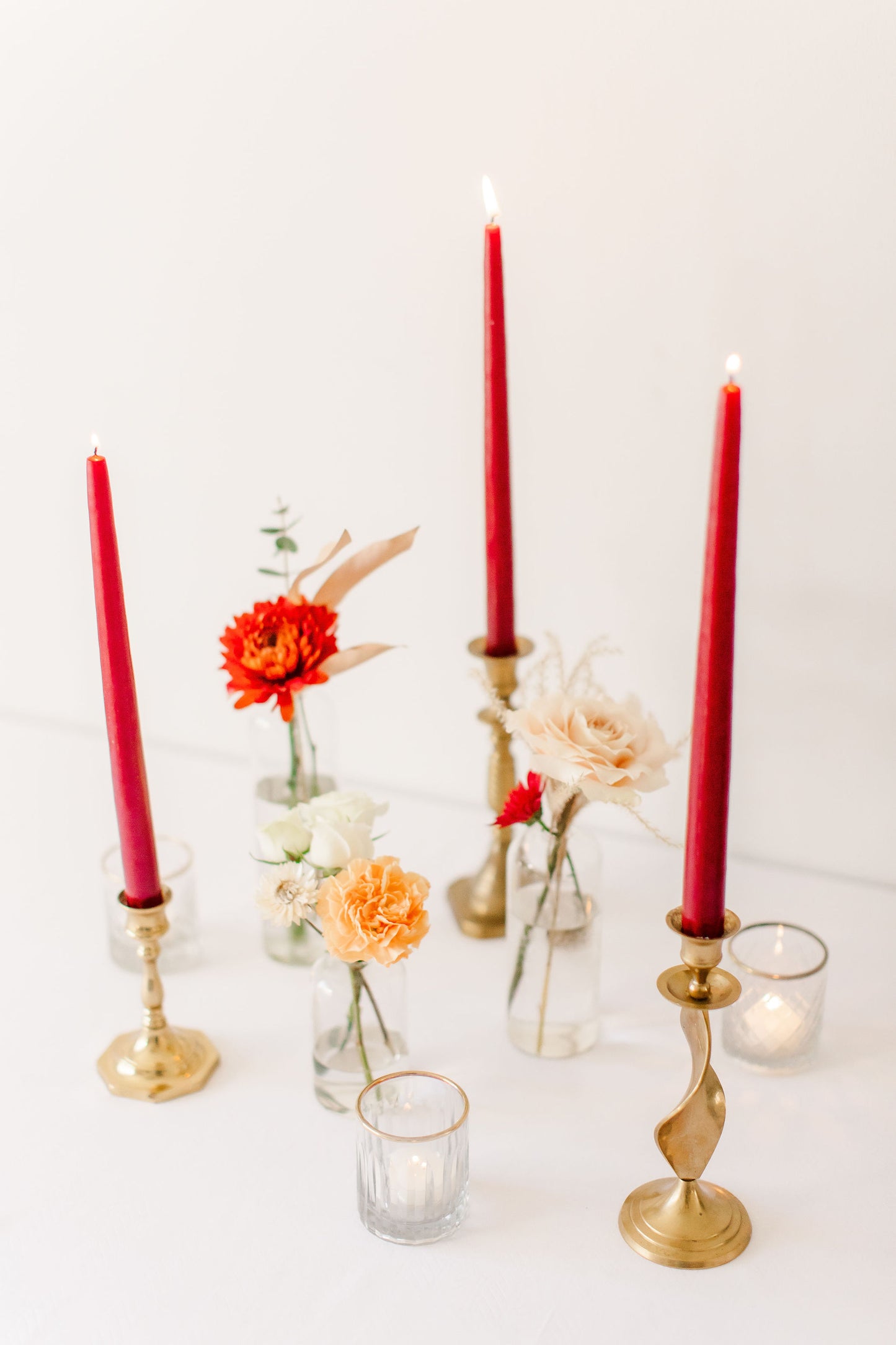 Gold Rush Bud Vases